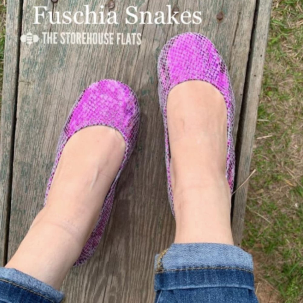 Storehouse Flats (Fuschia Snakes)